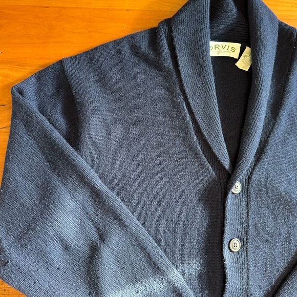 Orvis Men's Navy Sweater - Picture 3 of 6